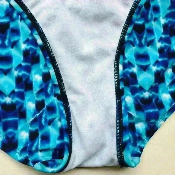 ATHLETA 36 B/C PADDED HOLTER TANKINI CRUISE SUMMER SWIMMING LARGE BOTTOM SET - Picture 11 of 11